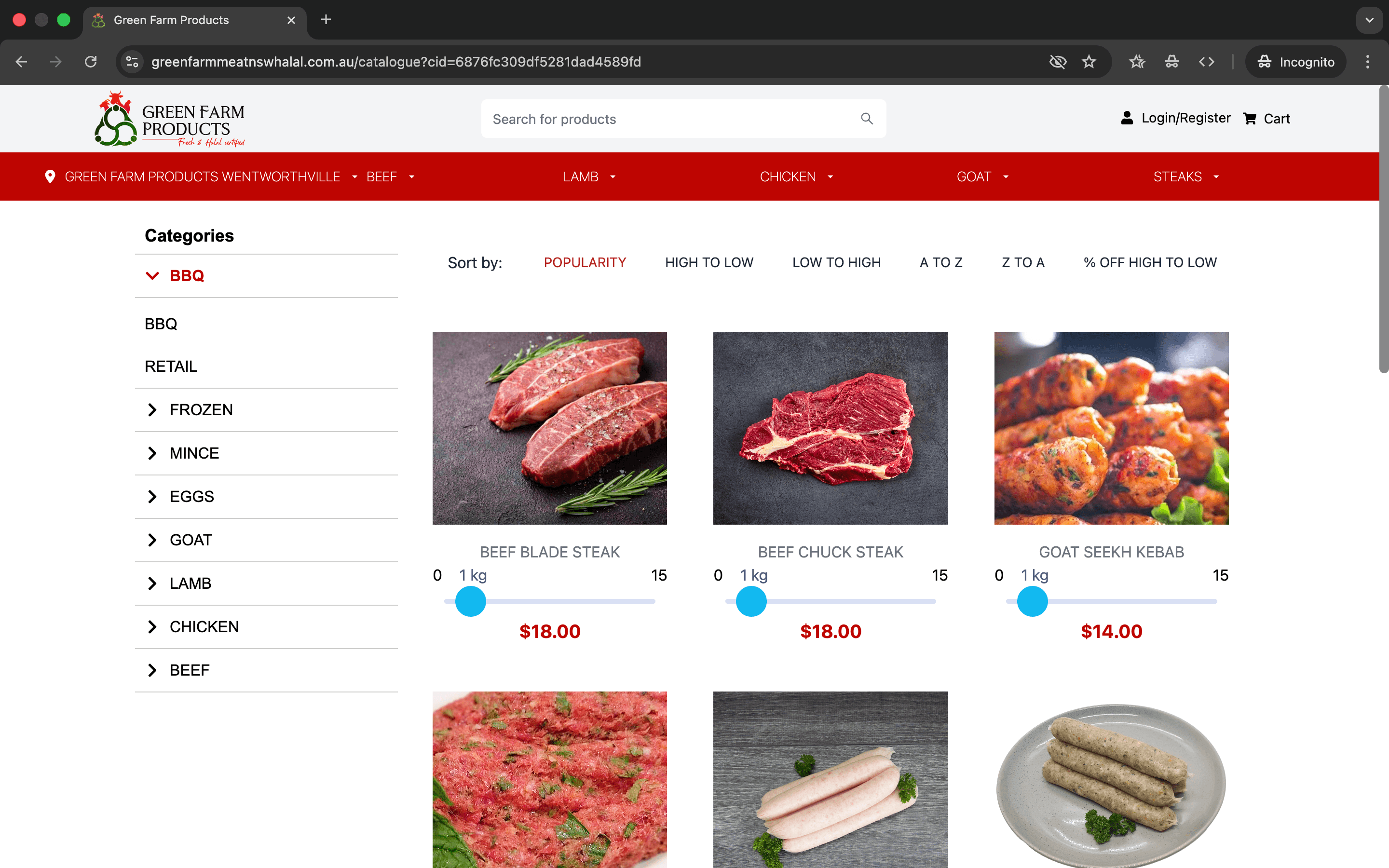 Green Farm Halal Meat E-commerce Platform - Image 2