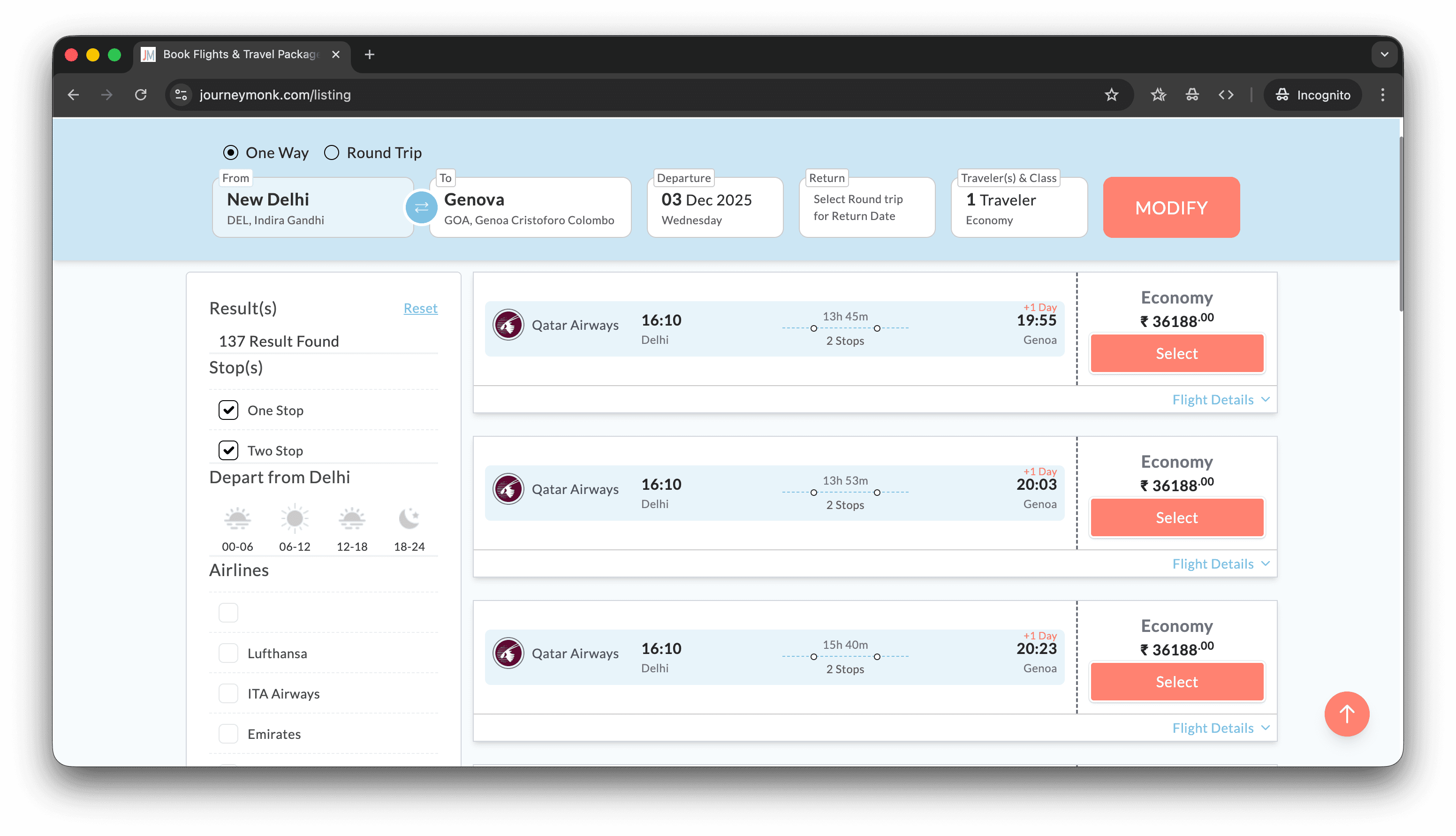 JourneyMonk Travel Booking Website - Image 2